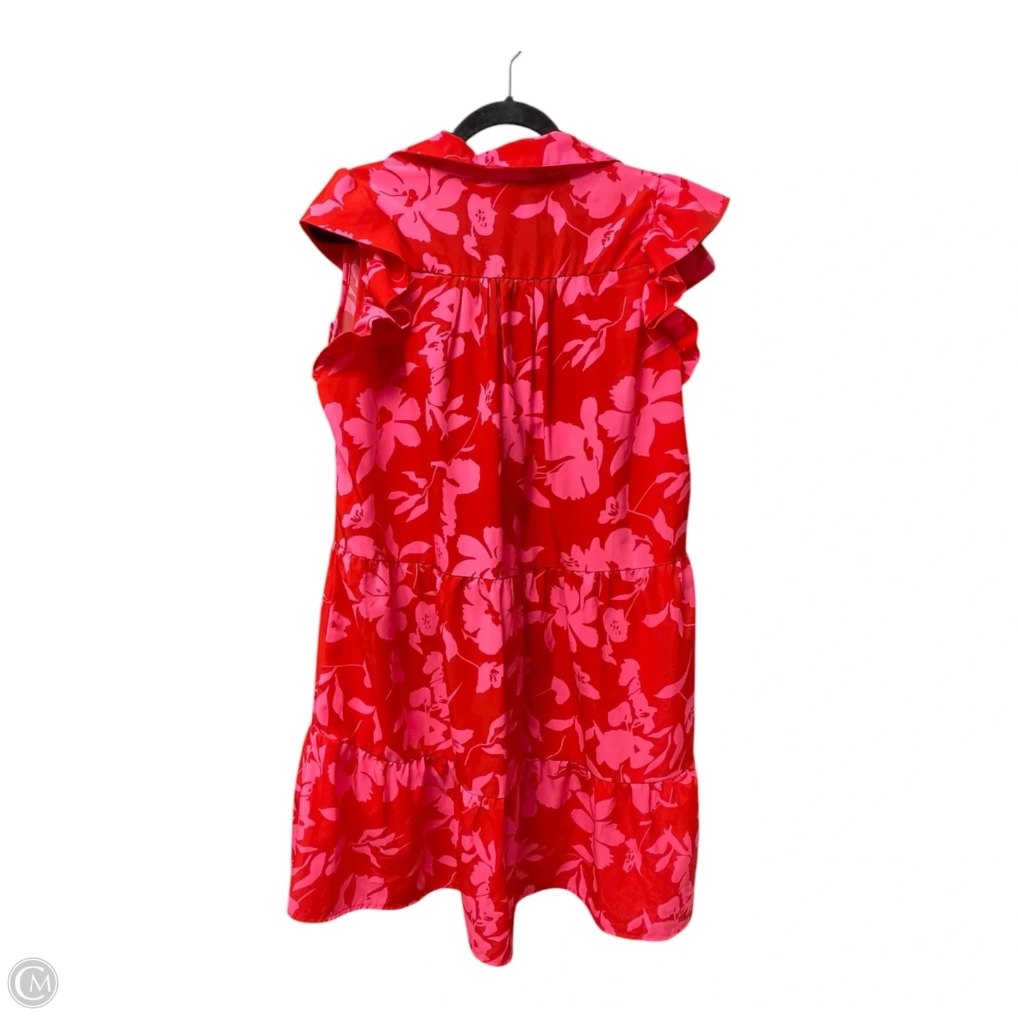 Dress Casual Short By Umgee In Pink & Red, Size: M