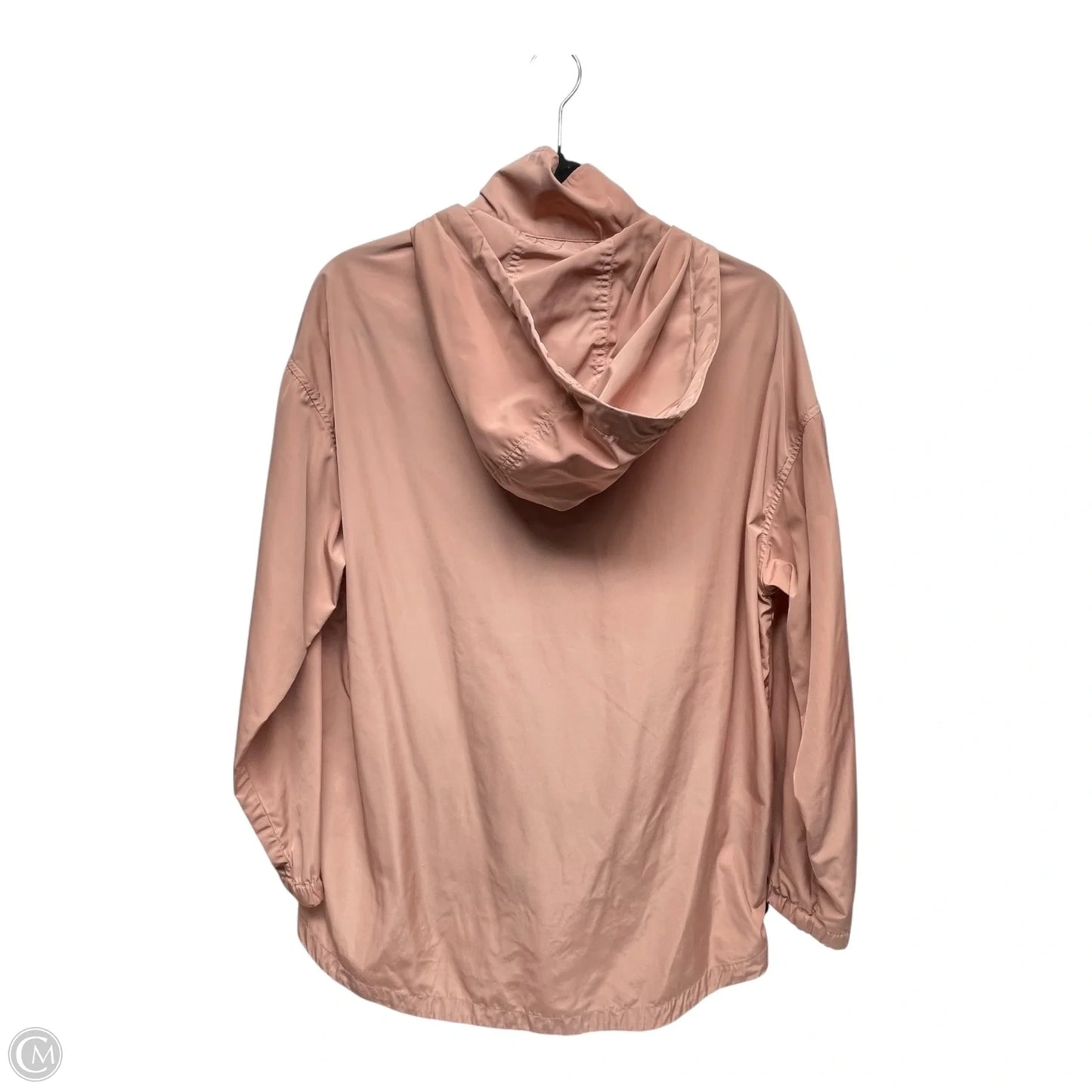 Jacket Windbreaker By Chicos In Pink, Size: M