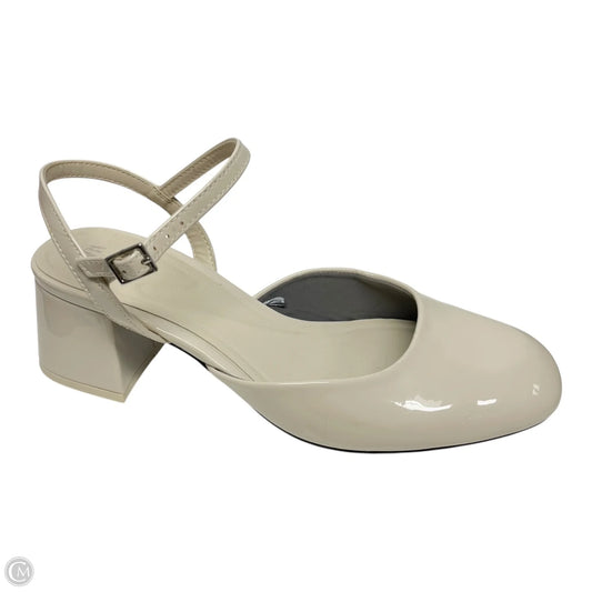 Shoes Heels Block By Zara In White, Size: 8.5