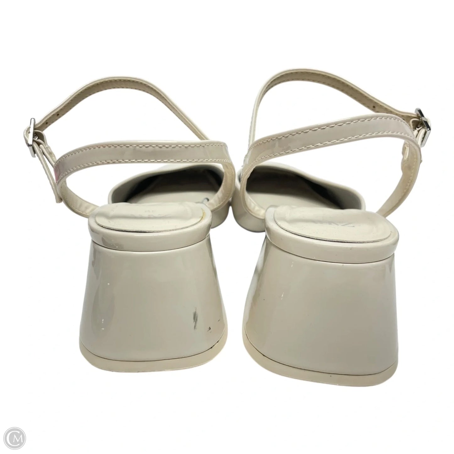 Shoes Heels Block By Zara In White, Size: 8.5