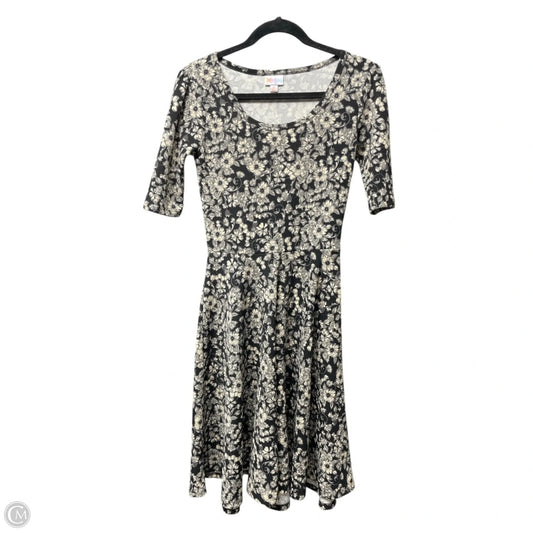 Dress Casual Short By Lularoe In Black & Cream, Size: Xs