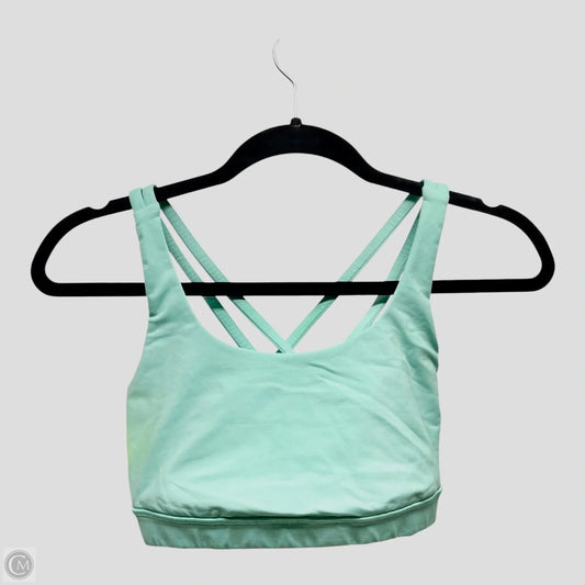 Athletic Bra By Lululemon In Green, Size: 6