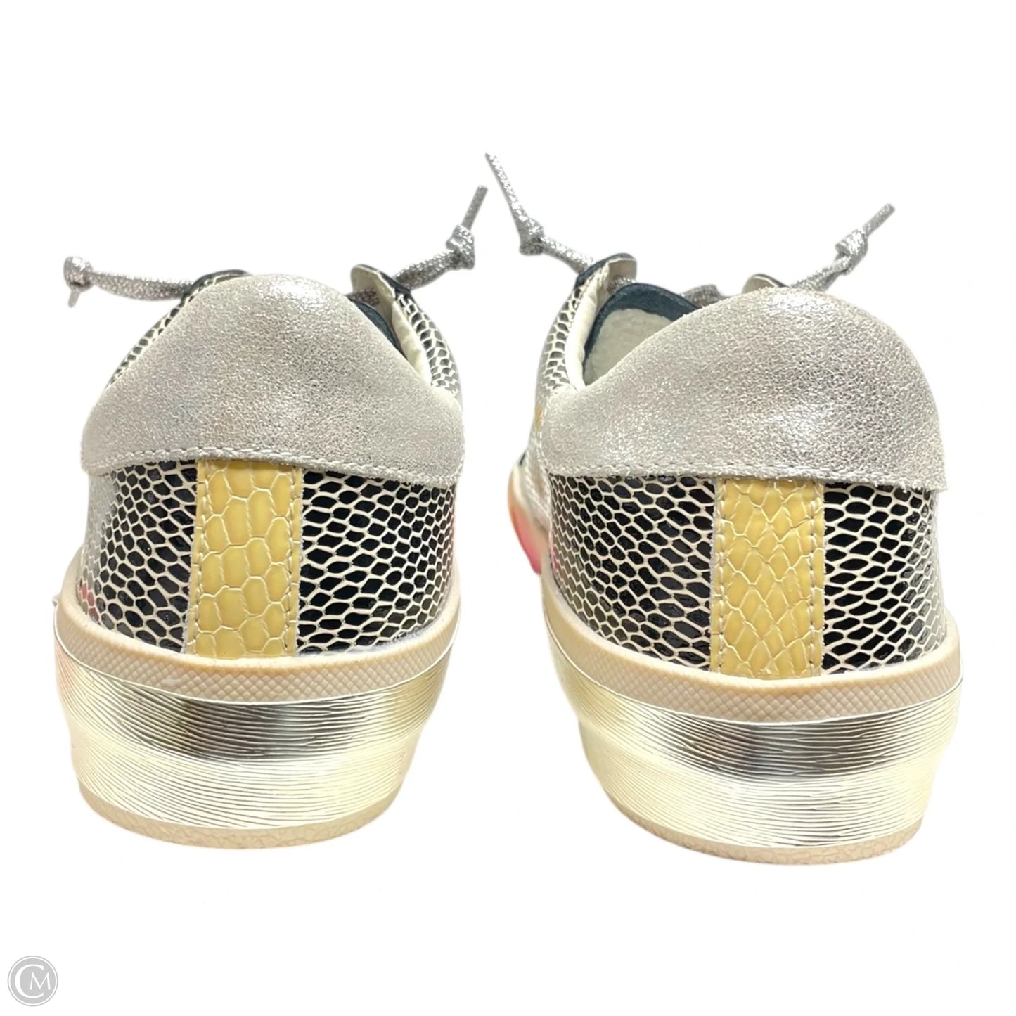 Shoes Sneakers By Dolce Vita In Brown & Silver, Size: 8.5