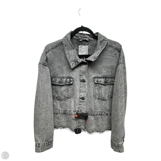 Jacket Denim By Stoosh In Grey, Size: L