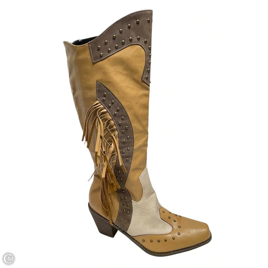 Boots Western By Clothes Mentor In Brown, Size: 10.5