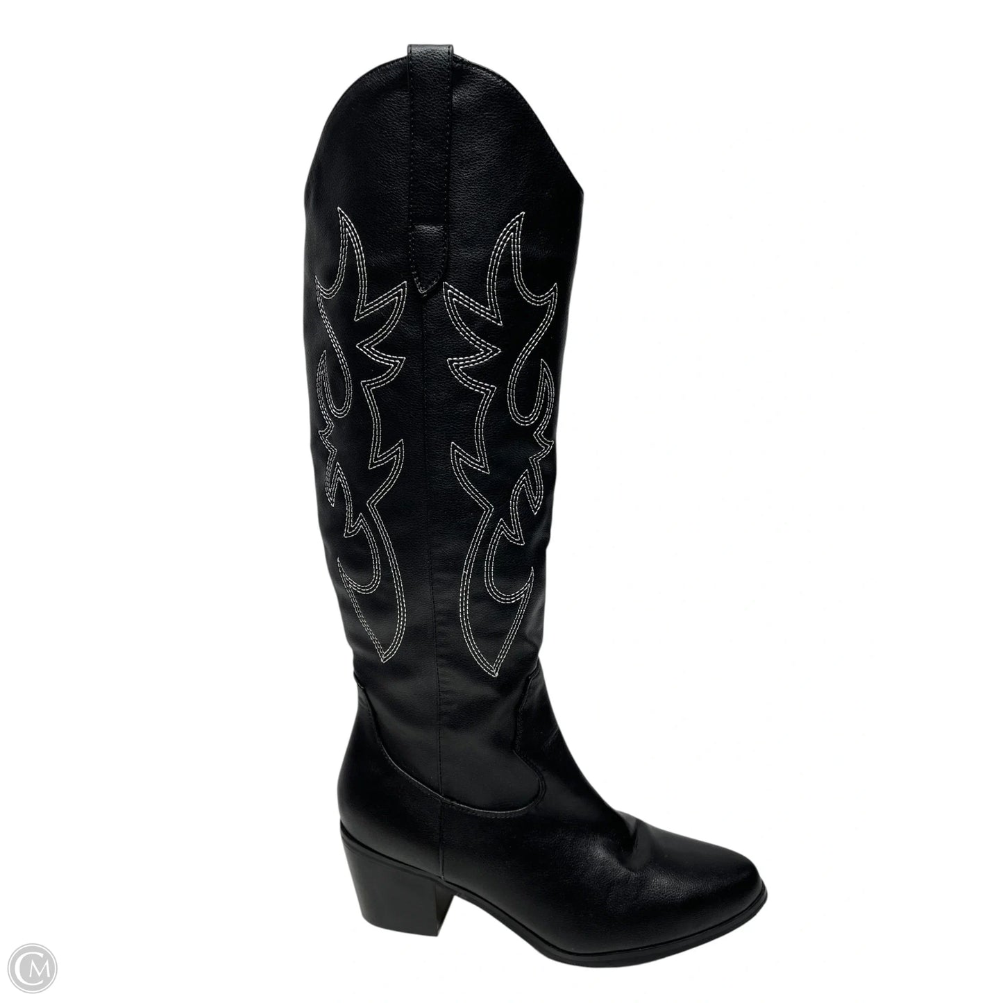 Boots Western By Clothes Mentor In Black, Size: 8.5