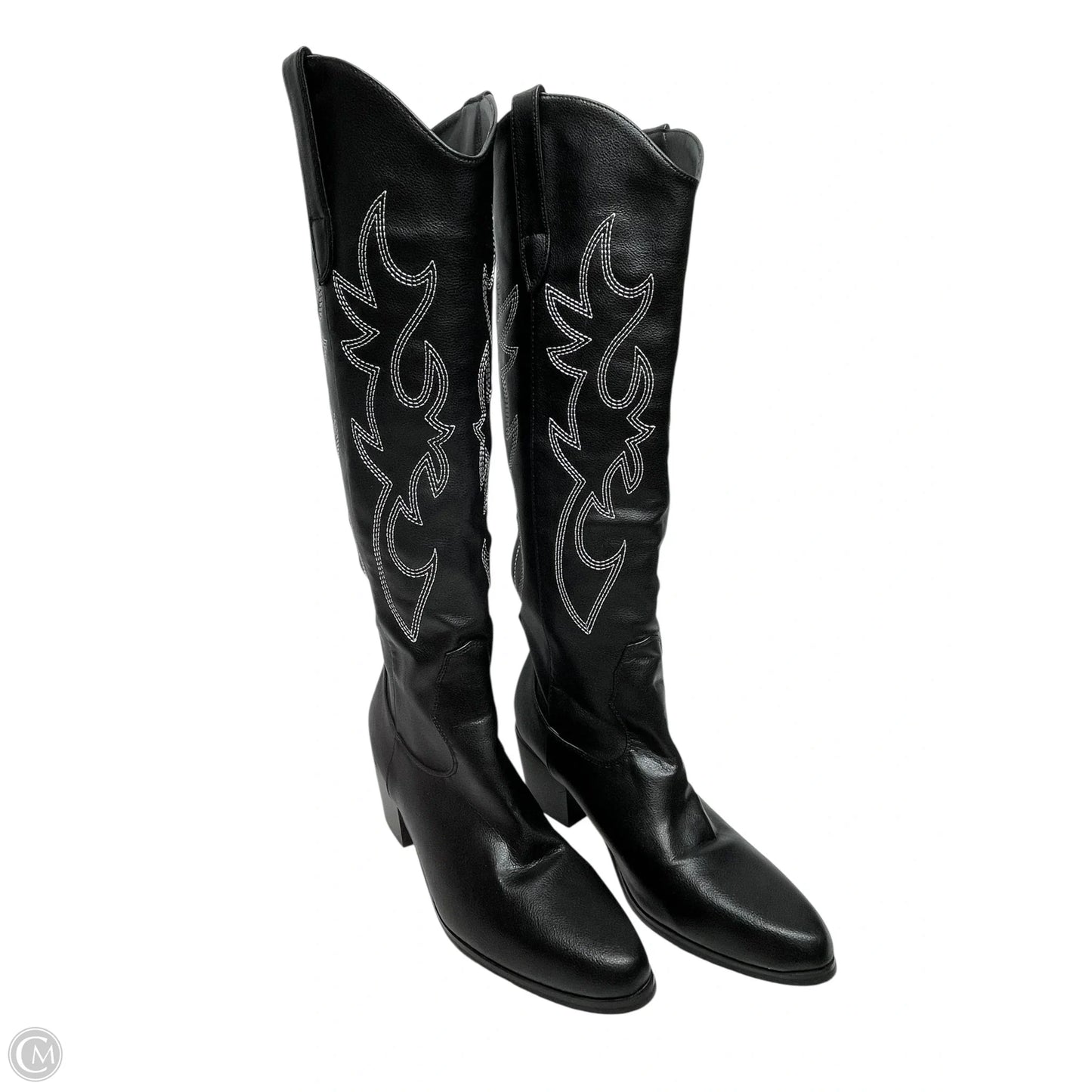 Boots Western By Clothes Mentor In Black, Size: 8.5