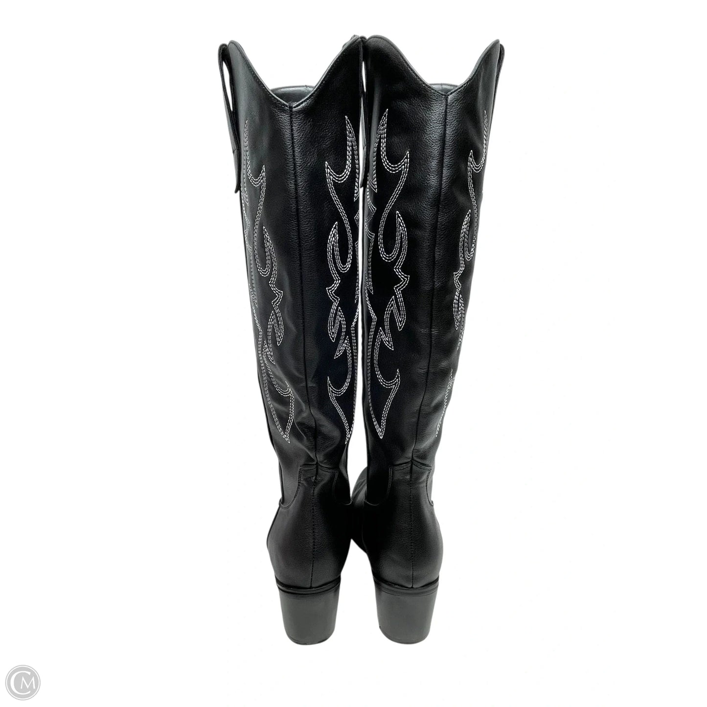 Boots Western By Clothes Mentor In Black, Size: 8.5
