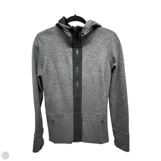 Jacket Fleece By Athleta In Grey, Size: M