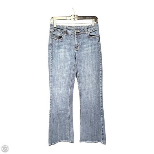 Jeans Boot Cut By White House Black Market In Blue Denim, Size: 4