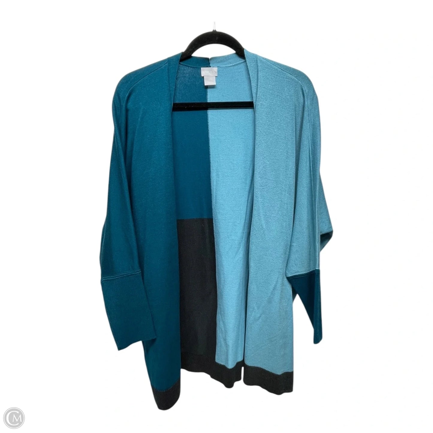 Cardigan By Chicos In Teal, Size: S