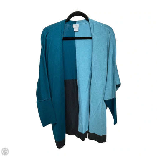 Cardigan By Chicos In Teal, Size: S