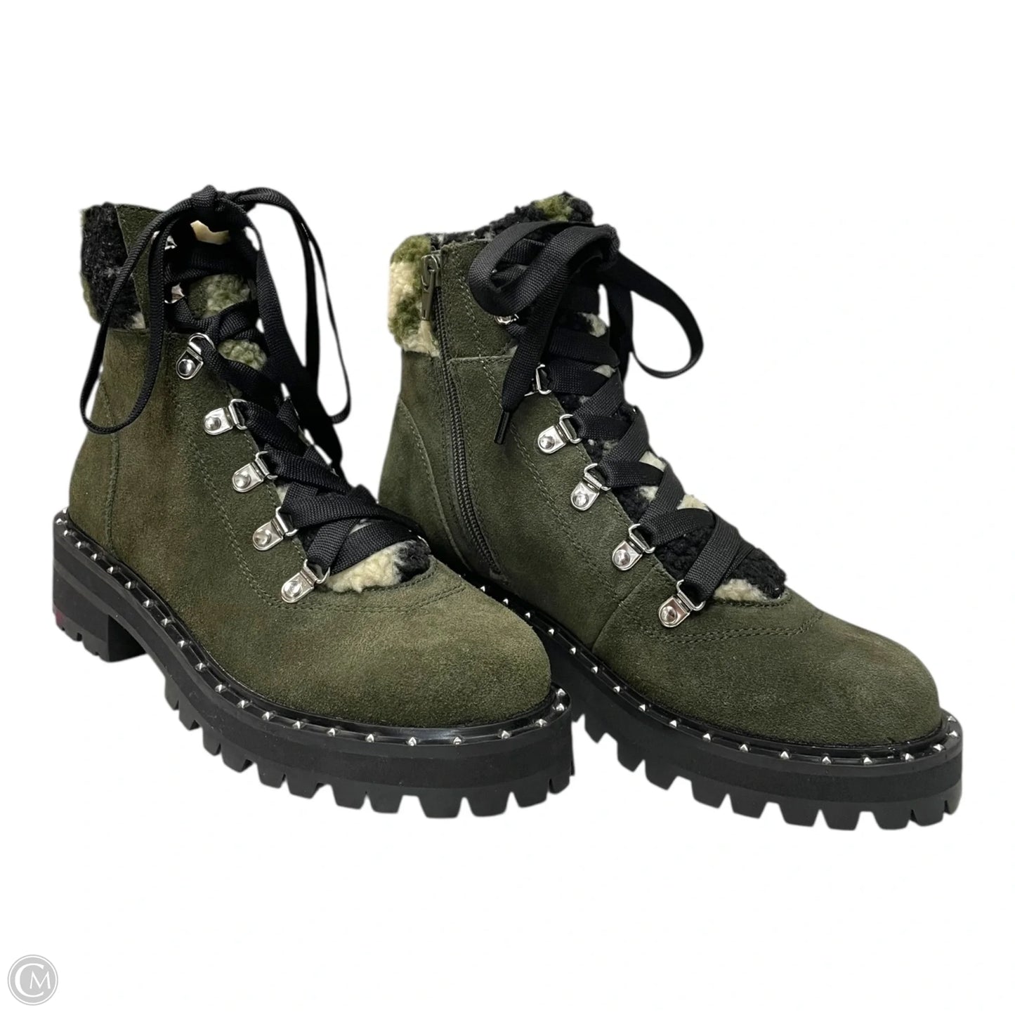 Boots Hiking By Steve Madden In Green, Size: 7.5