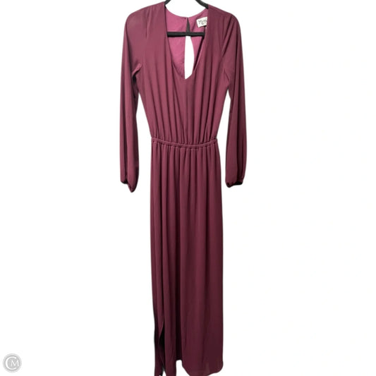 Dress Casual Maxi By Mumu In Maroon, Size: S