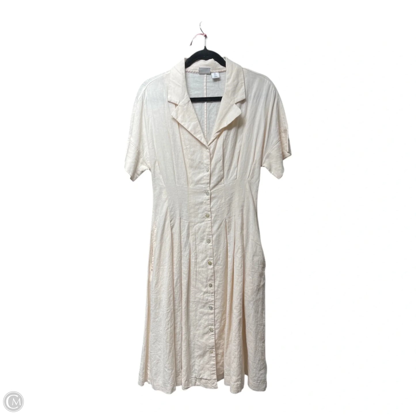 Dress Designer By Halston In Cream, Size: 4