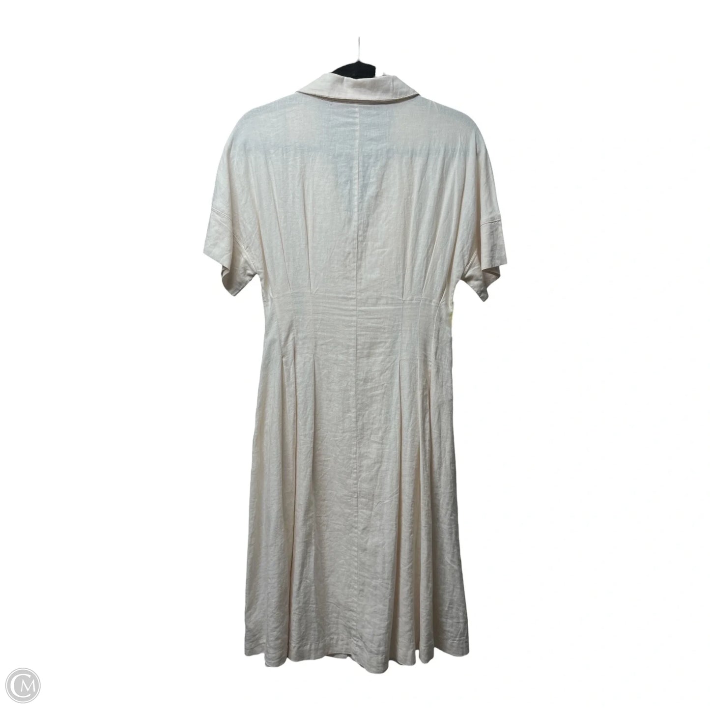 Dress Designer By Halston In Cream, Size: 4