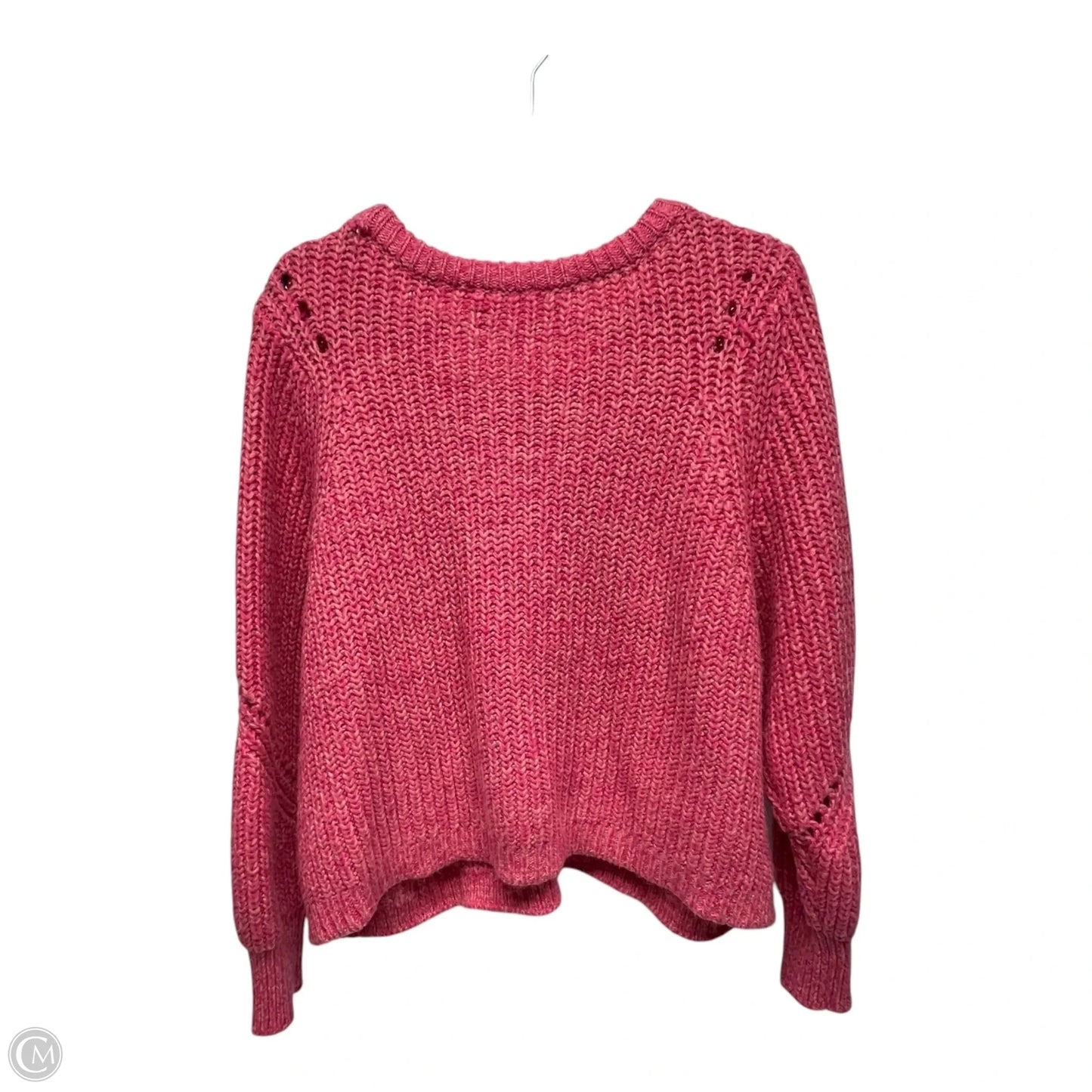 Sweater By Loft In Pink, Size: L