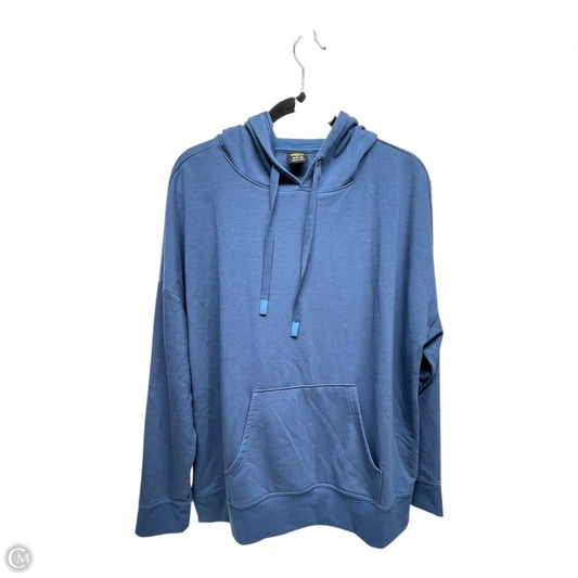 Sweatshirt Hoodie By Athletic Works In Blue, Size: Xl