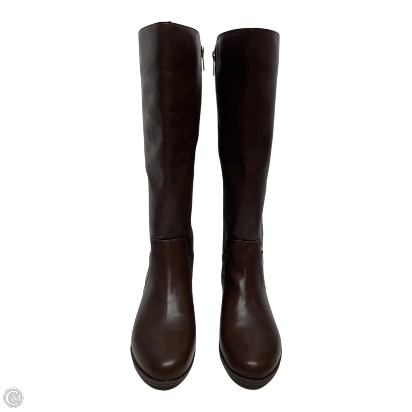 Boots Knee Heels By Crown And Ivy In Brown, Size: 9.5