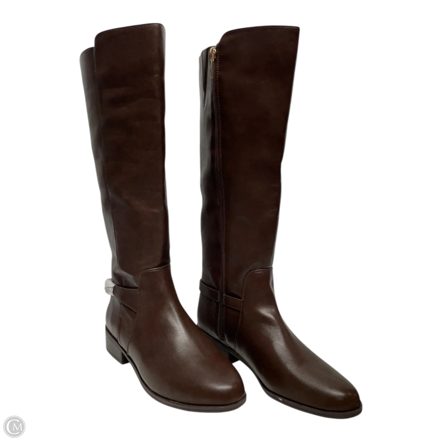 Boots Knee Heels By Crown And Ivy In Brown, Size: 9.5