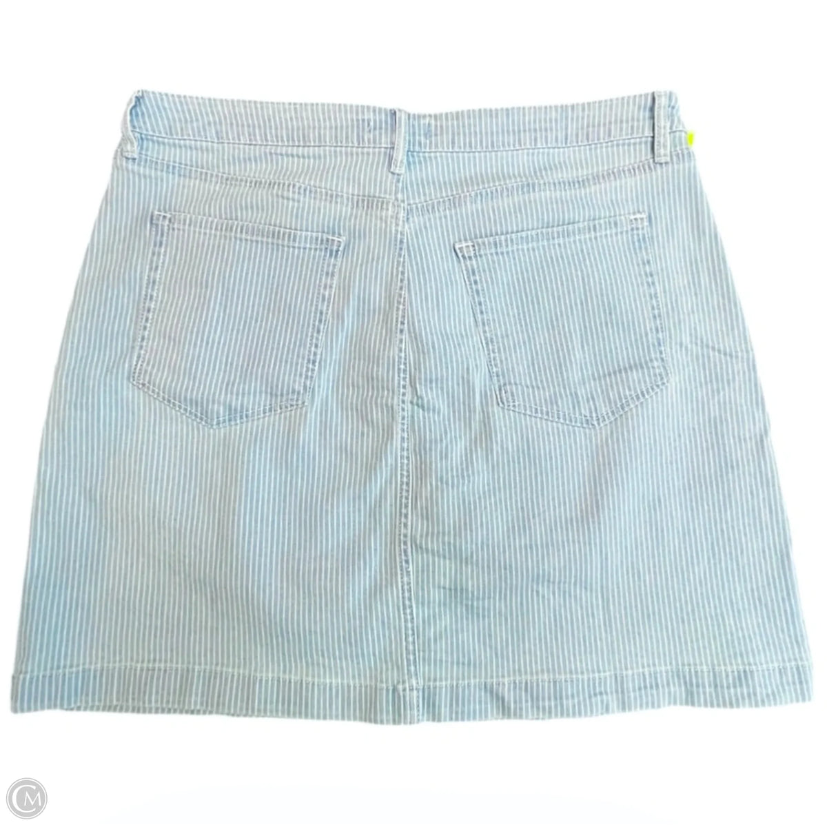 Skirt Mini & Short By Loft In Striped Pattern, Size: 12