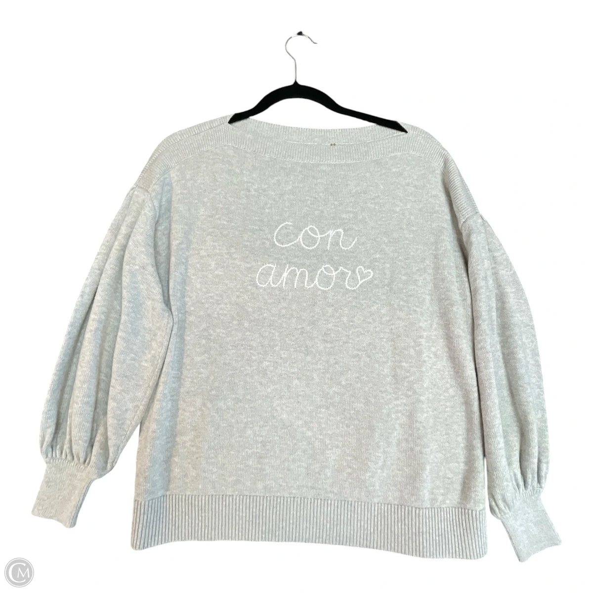 Sweater By Loft In Grey, Size: S