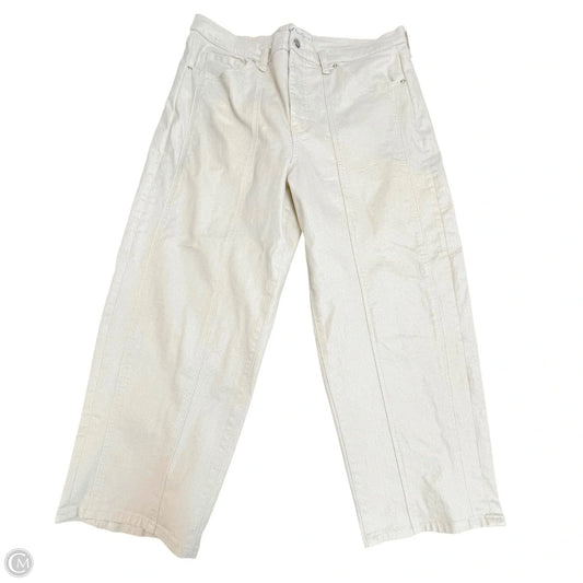 Jeans Wide Leg By Jessica Simpson In Beige, Size: 14