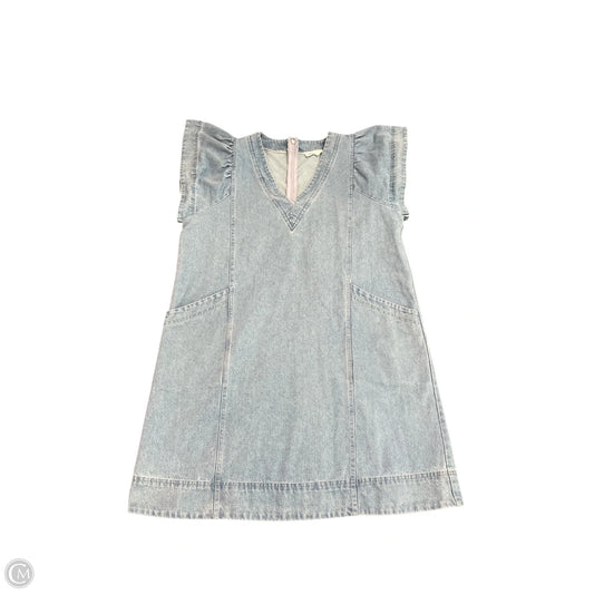 Dress Casual Short By Entro In Blue Denim, Size: M