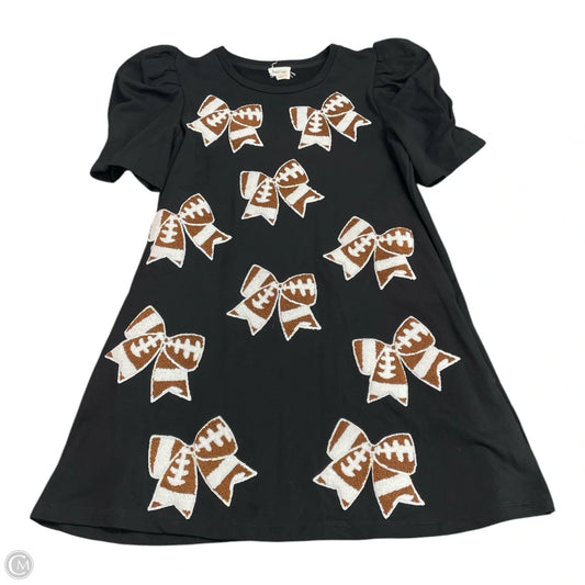 Dress Casual Short By Peach Love Cream California In Black, Size: L
