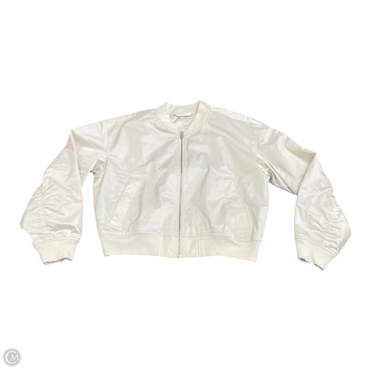 Athletic Jacket By Athleta In Beige, Size: M