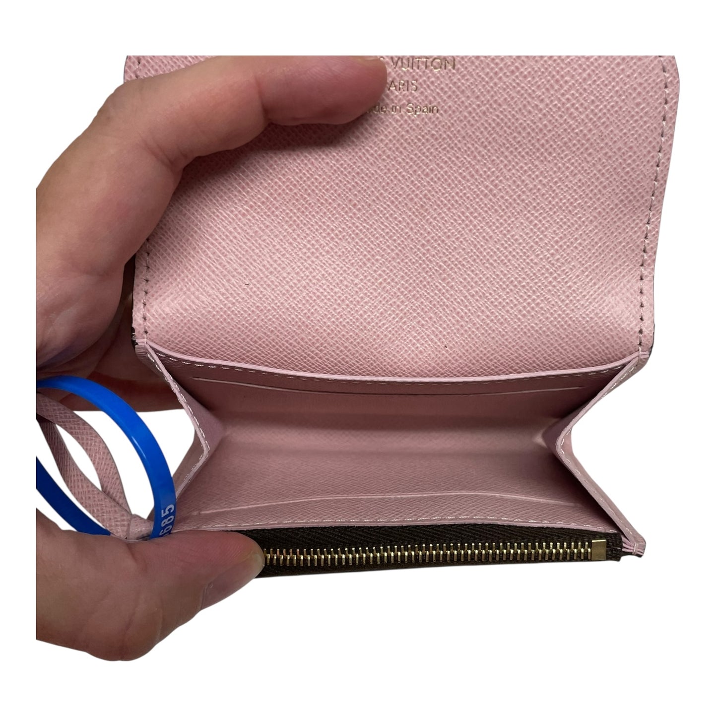 Coin Purse Luxury Designer By Louis Vuitton, Size: Small