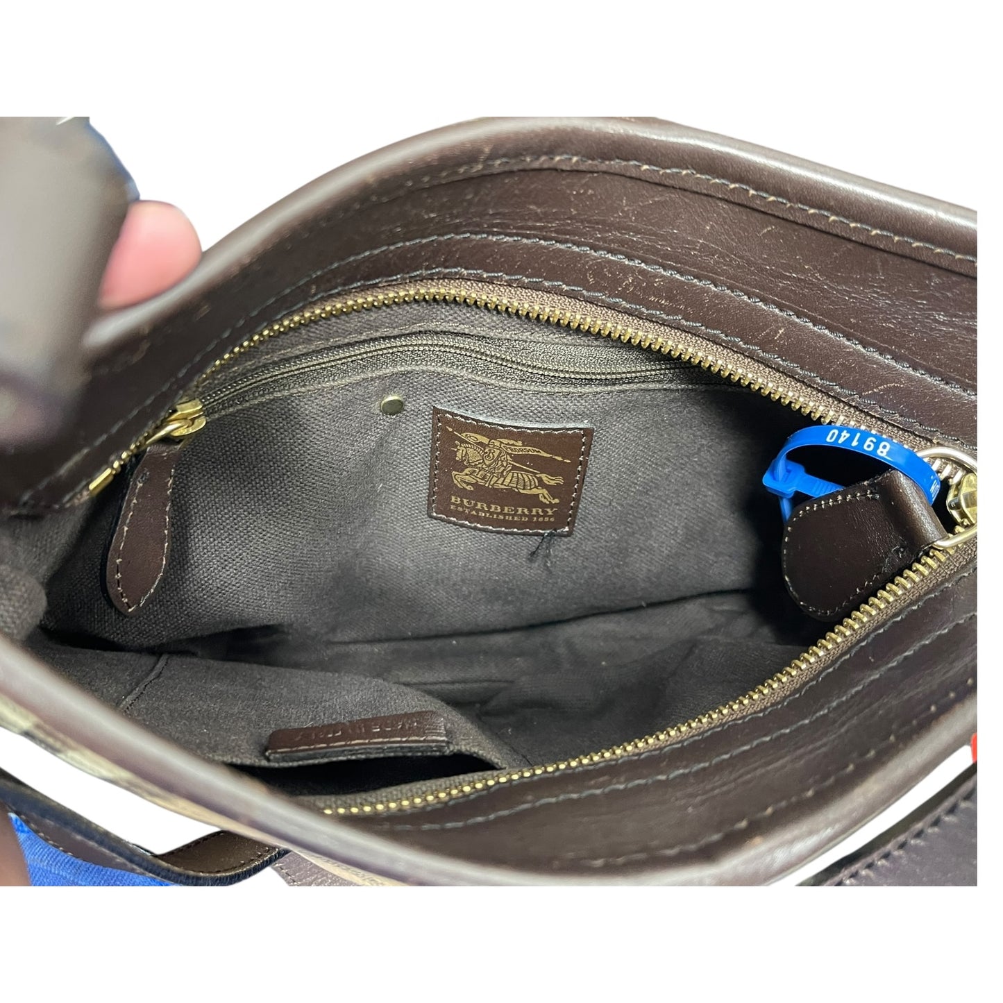Handbag Luxury Designer By Burberry, Size: Medium