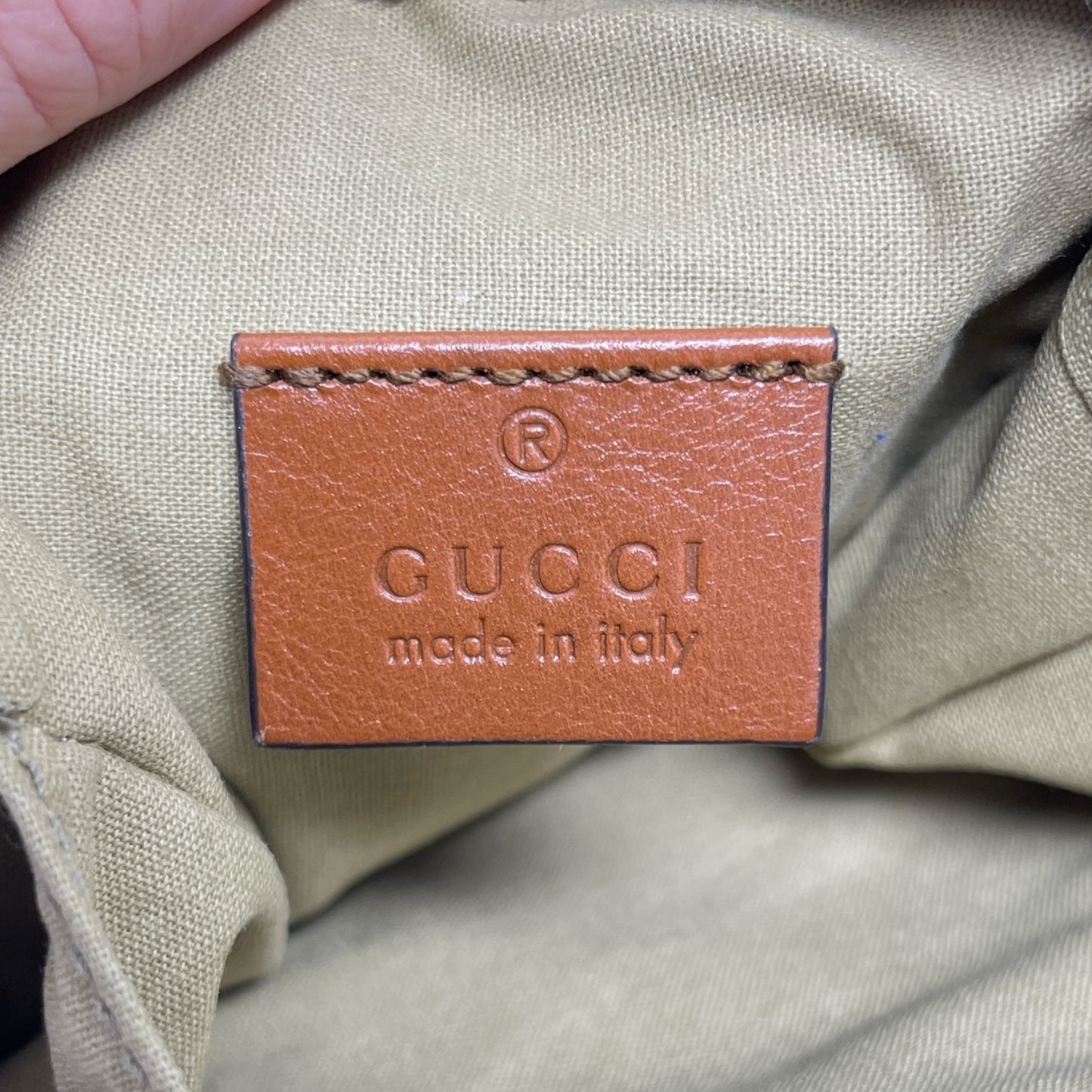 Belt Bag Luxury Designer By Gucci, Size: Medium