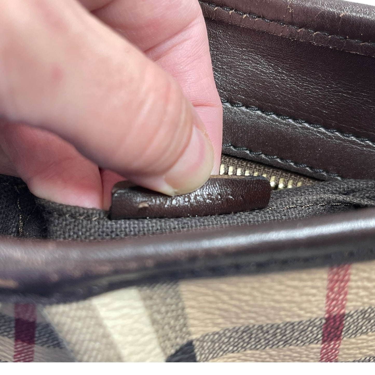 Handbag Luxury Designer By Burberry, Size: Medium