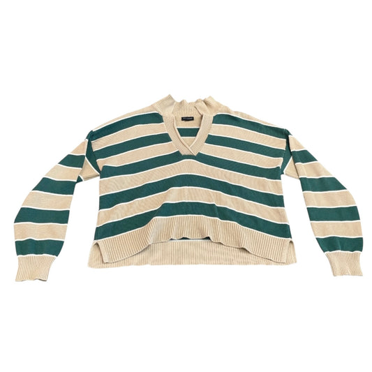 Sweater By Blu Pepper In Brown & Green, Size: S