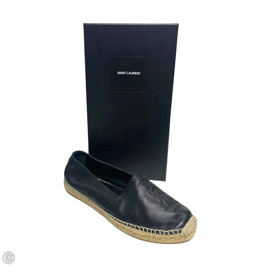 Shoes Luxury Designer By Yves Saint Laurent In Black, Size: 9