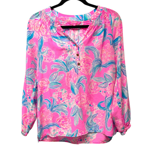 Blouse Designer By Lilly Pulitzer In Pink, Size: S
