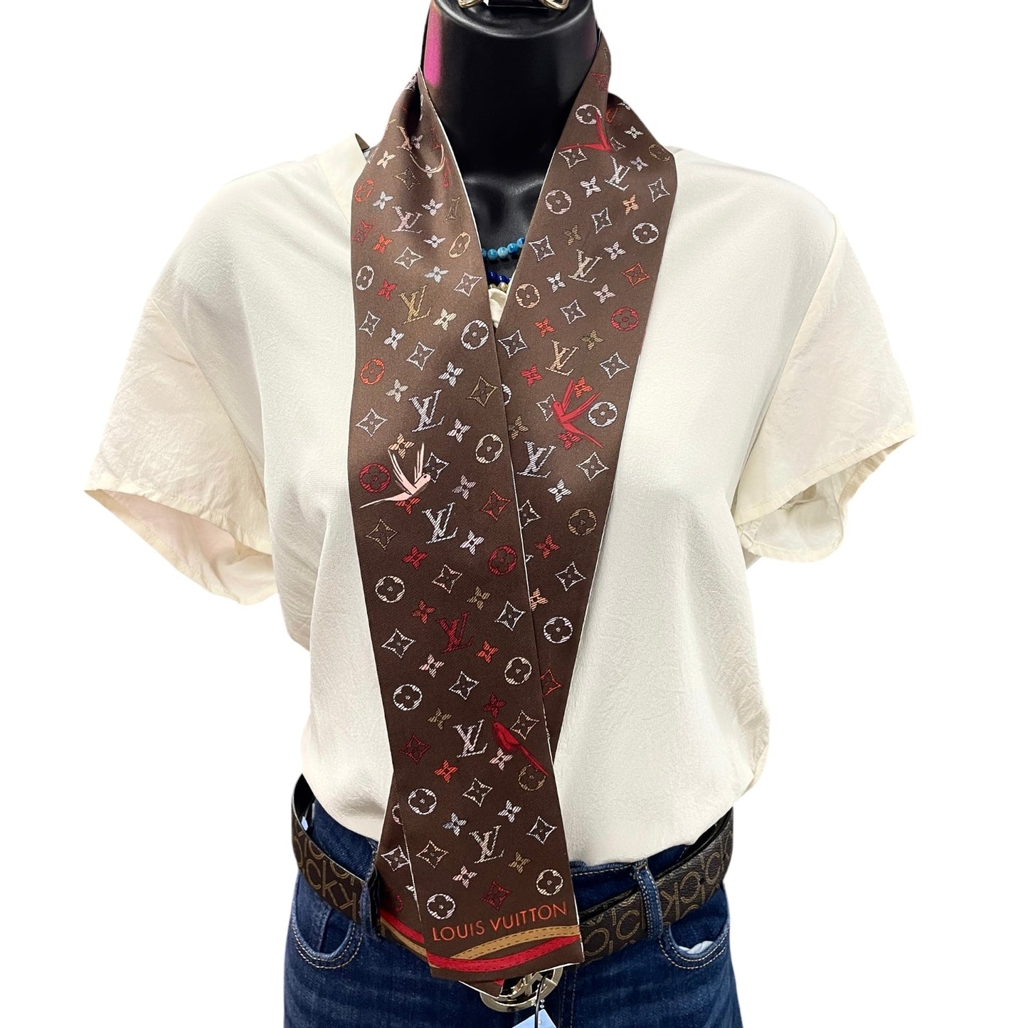 Scarf Luxury Designer By Louis Vuitton