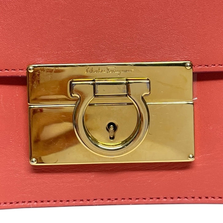 Handbag Luxury Designer By Ferragamo, Size: Medium
