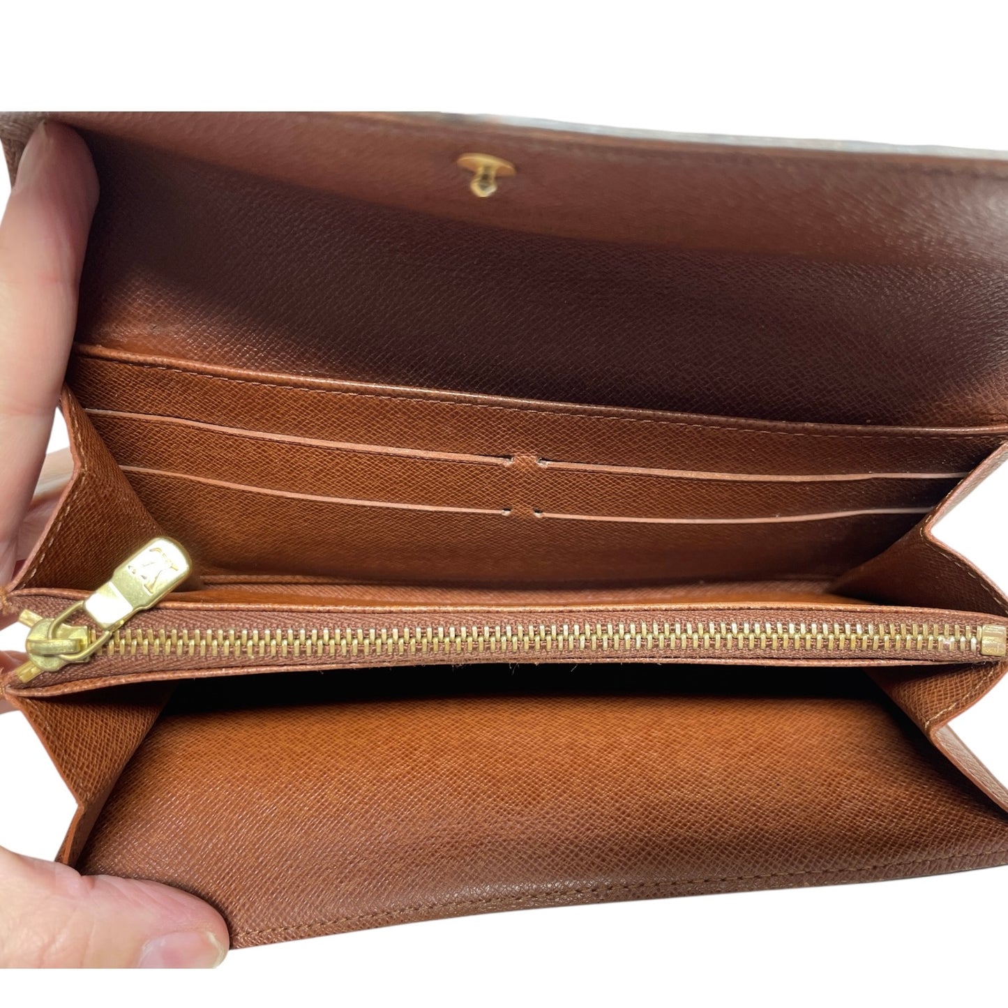 Wallet Luxury Designer By Louis Vuitton, Size: Large