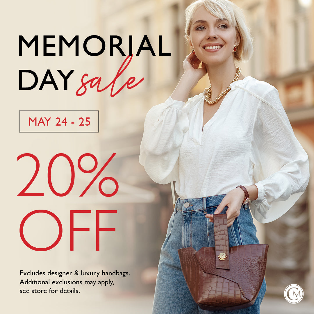 Memorial Day Sale May 24-25 20% off