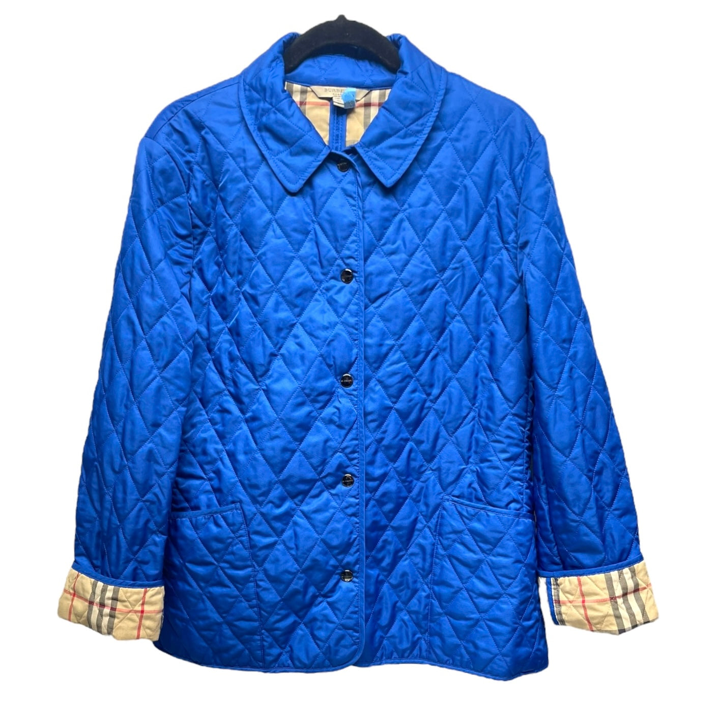 Jacket Luxury Designer By Burberry In Blue, Size: L